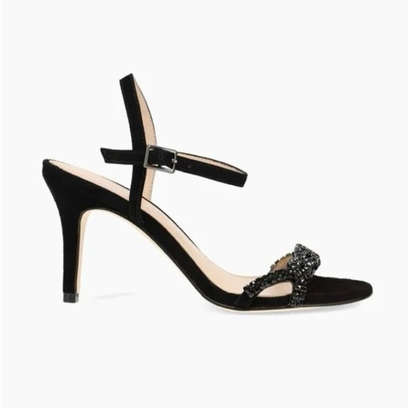 Pelle Moda Women’s Rois Mid Heel Pumps, black, embellished, size 6, NWOT - Picture 4 of 4